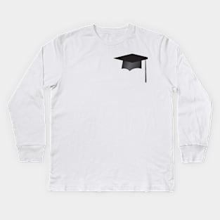 Lispe Class Graduation Cap front Kids Long Sleeve T-Shirt